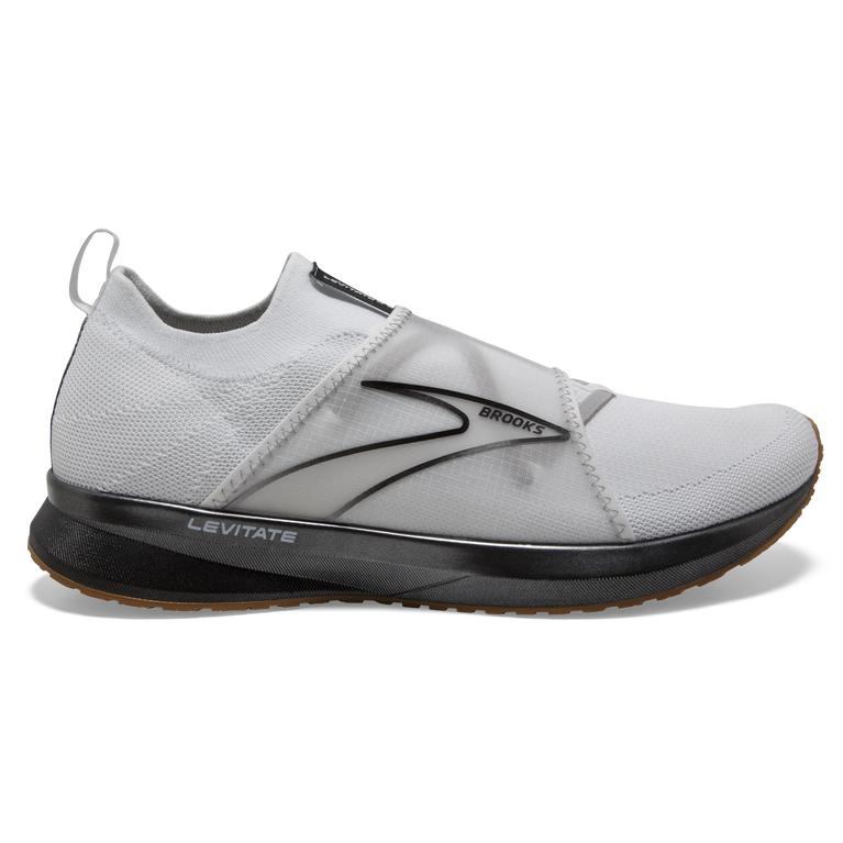 Brooks Levitate 4 LE Mens Road Running Shoes - White/Black/Tan - Indonesia (CASJ-14327)